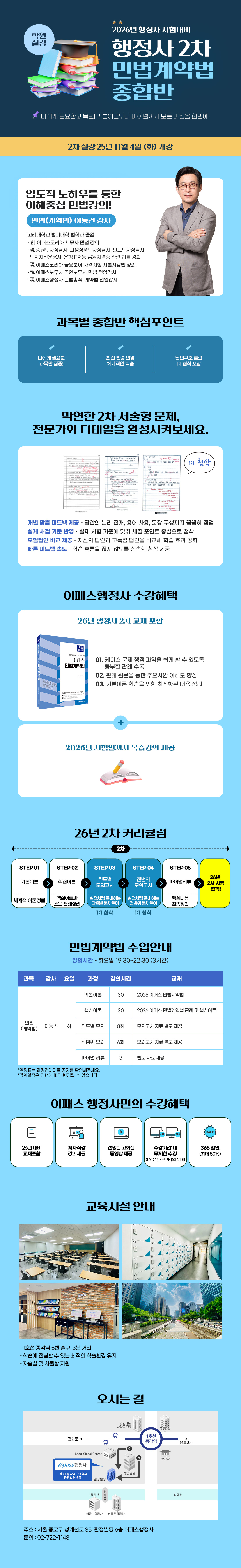 행정사 2차 종합반 민법계약법