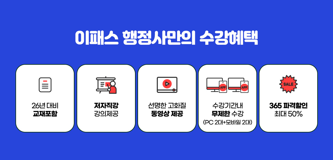2026 행정사 2차 동차합격반 온라인